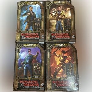 Dungeons & Dragons Golden Archive Action Figures Set